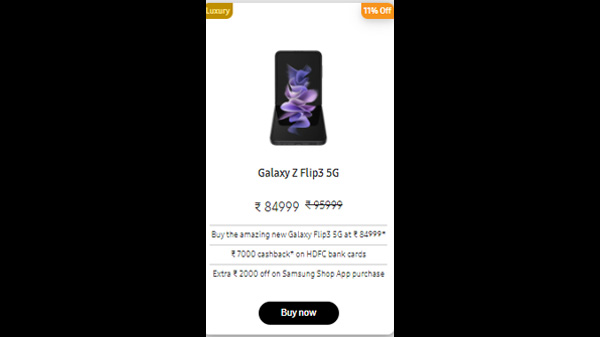 Samsung Galaxy Z Flip3 5G