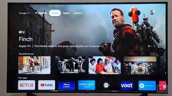 Google TV User Interface