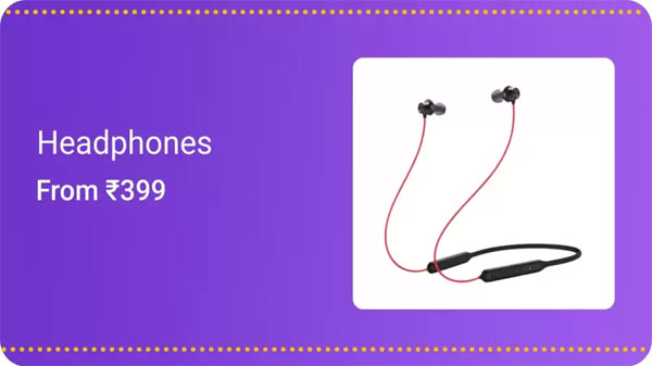 Headphones Start From Rs. 399