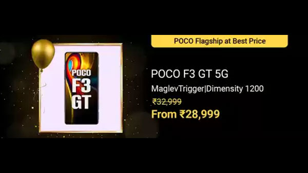 POCO F3 GT (Predator Black, 128 GB)  (8 GB RAM)
