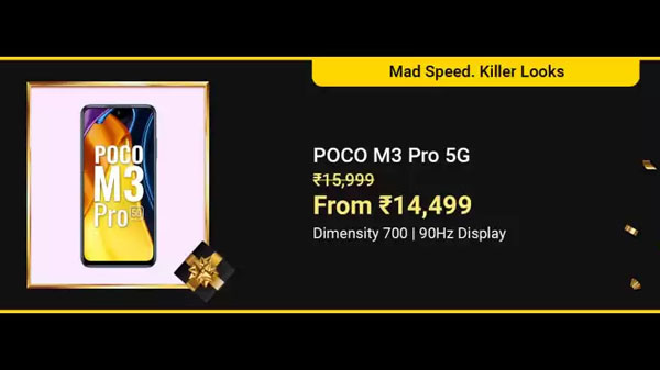 POCO M3 Pro 5G (Cool Blue, 64 GB)  (4 GB RAM