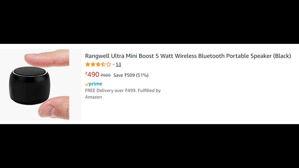 Rangwell Ultra Mini Boost 5 Watt Wireless Bluetooth Portable Speaker
