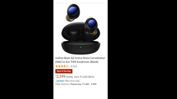 Realme Buds Q2 Active Noise Cancellation