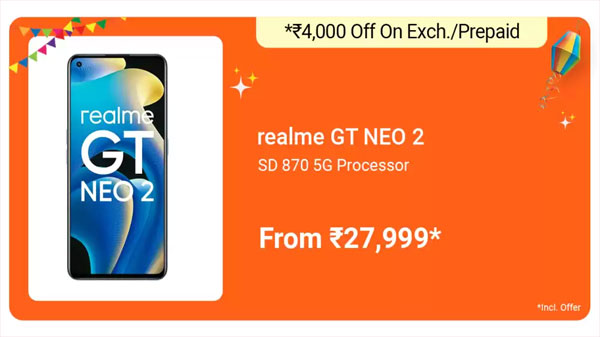 Realme GT NEO 2 (NEO Black, 128 GB)  (8 GB RAM)