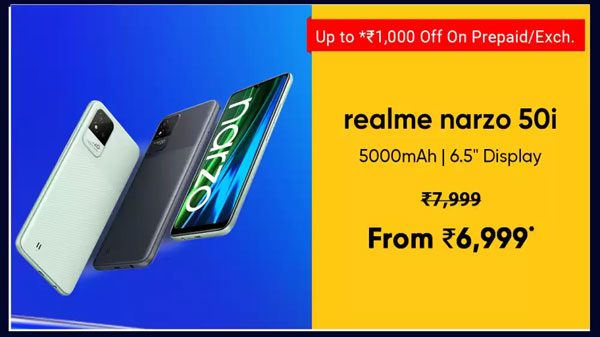 realme narzo 50i realme narzo 50i