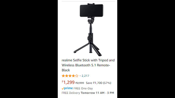 Realme Selfie Stick with Tripod