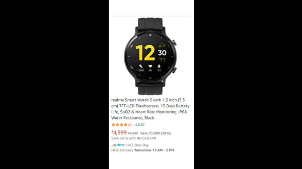 Realme Smart Watch S