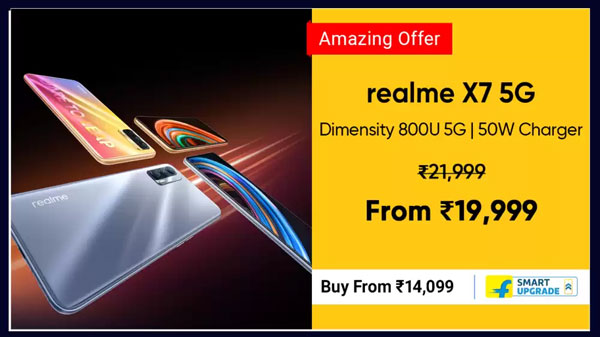 Realme X7 5G (Nebula, 128GB) (6GB RAM) Realme X7 5G (Nebula, 128GB) (6GB RAM)