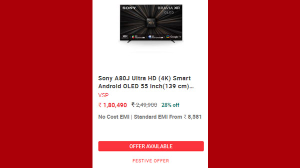 Sony X80J Ultra HD (4K) Smart Android LED