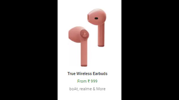 True Wireless Headphones Starts From Rs. 999