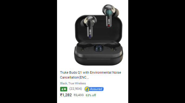 Truke Buds Q1 with Environmental Noise Cancellation(ENC) Bluetooth Headset