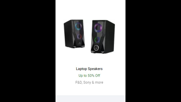 Up To 50% Off On Laptop Speakers