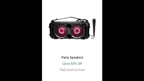 Up To 60% Off On Party Speakers