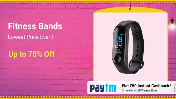Up To 70% Off On Fitness Bands