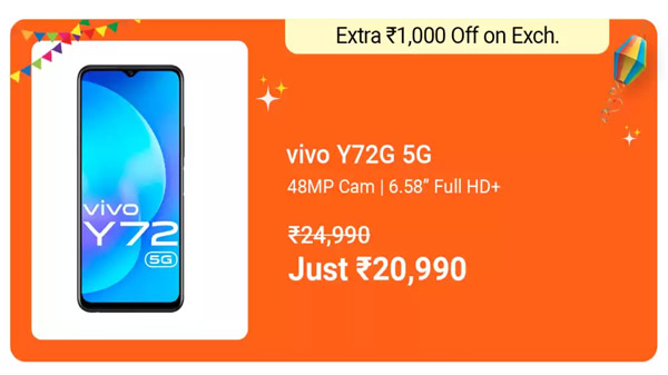 vivo Y72 5G (Slate Gray, 128 GB)  (8 GB RAM)