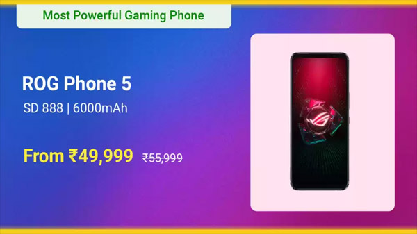 Asus ROG Phone 5 (Black, 128 GB)  (8 GB RAM)