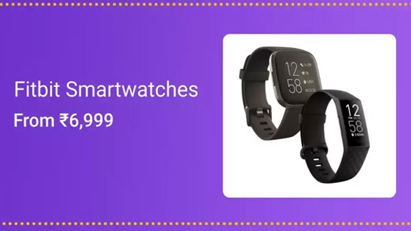 Fitbit Smartwatches Starts From Rs. 6,999