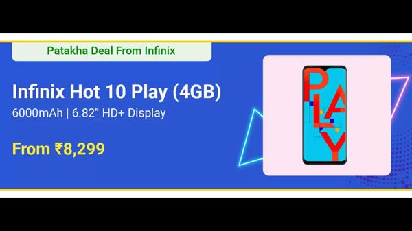 Infinix Hot 10 Play (7° Purple, 32 GB)  (3 GB RAM)