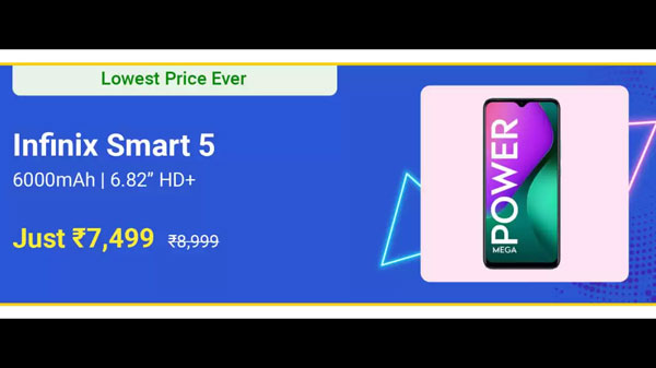 Infinix Smart 5 (7 Purple, 32 GB)  (2 GB RAM)
