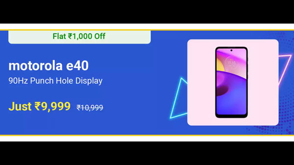 Motorola E40 (Carbon Gray, 64 GB)  (4 GB RAM)