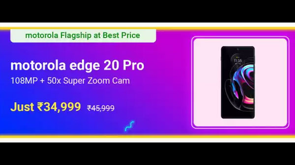 Motorola Edge 20 Pro (Iridescent Cloud, 128 GB)  (8 GB RAM)