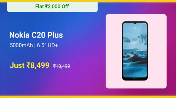 Nokia C20 Plus (Dark Grey, 32 GB)  (2 GB RAM)