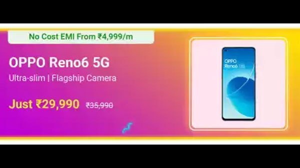 OPPO Reno6 5G (Aurora, 128 GB)  (8 GB RAM)