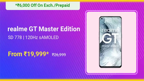 Realme GT Master Edition (Cosmos Black, 128 GB)  (6 GB RAM)