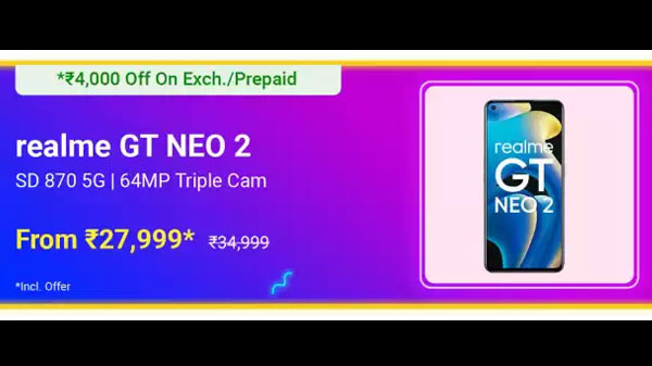 Realme GT NEO 2 (NEO Blue, 128 GB)  (8 GB RAM)