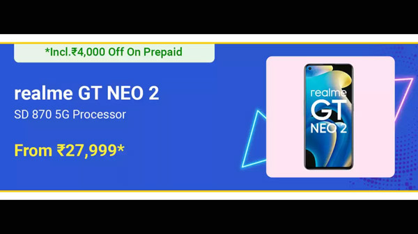 Realme GT NEO 2 (NEO Blue, 128 GB)  (8 GB RAM)