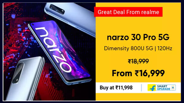 Realme Narzo 30 Pro 5G (Blade Silver, 128 GB)  (8 GB RAM)