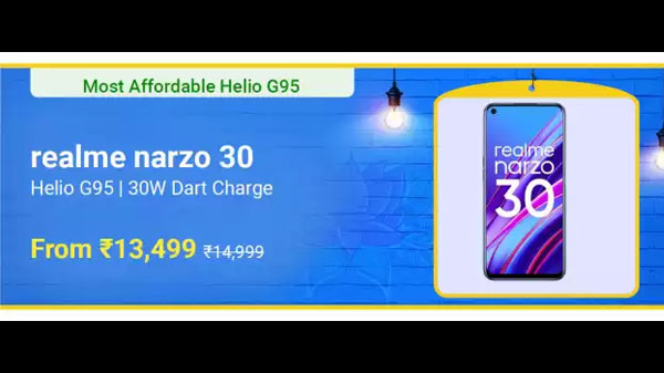 Realme Narzo 30 (Racing Silver, 64 GB)  (4 GB RAM)