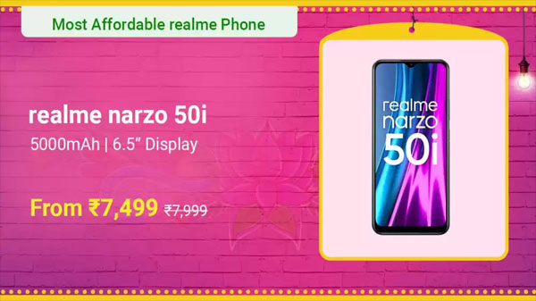 Realme Narzo 50i (Carbon Black, 32 GB)  (2 GB RAM)