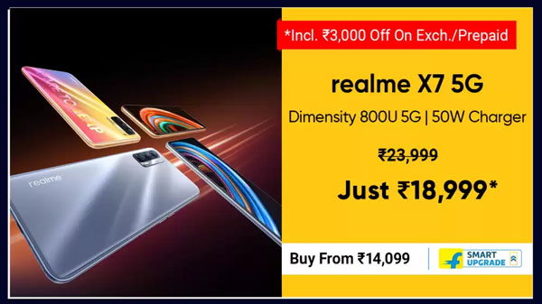 Realme X7 5G (Nebula, 128 GB)  (8 GB RAM)
