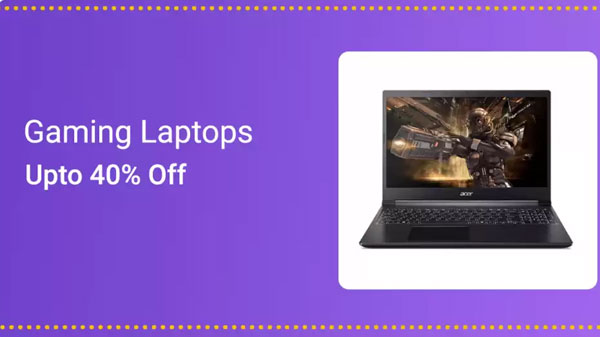 Up To 40% Off On Gaming Laptops