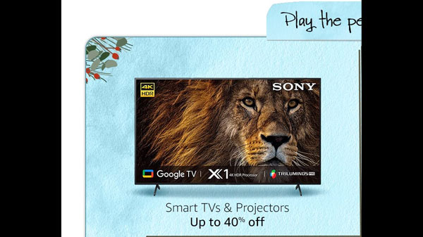 Up To 40% Off On Smart TVs And Projector