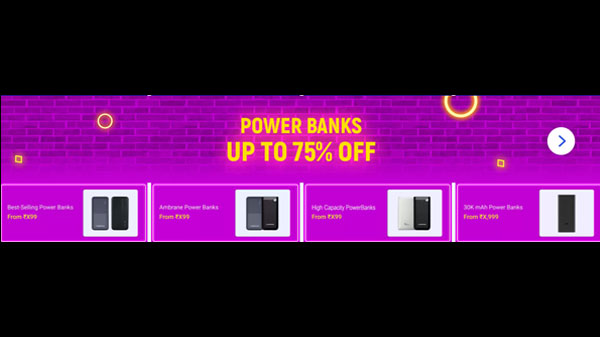 Up To 75% Off On Power Banks