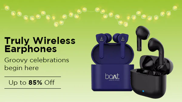 Up To 85% Off On Truly Wireless Earphones