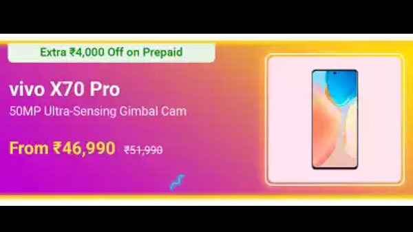 vivo X70 Pro (Cosmic Black, 128 GB)  (8 GB RAM)