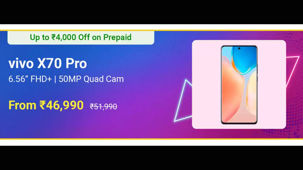 vivo X70 Pro (Cosmic Black, 128 GB)  (8 GB RAM)