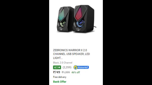 ZEBRONICS WARRIOR II 2.0