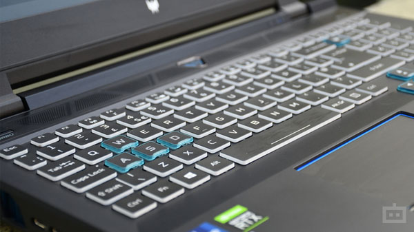 Acer Predator Helios 500 (2021) Trackpad And Keypad