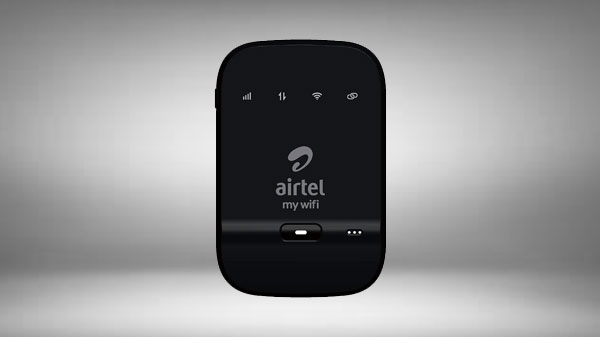 Airtel AMF-311WW Data Card (Black), 4g Hotspot Support with 2300 Mah Battery