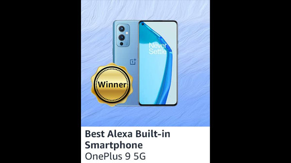 Best Alexa Built Smartphone: OnePlus 9 5G