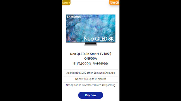 Neo QLED 8K Smart TV (85