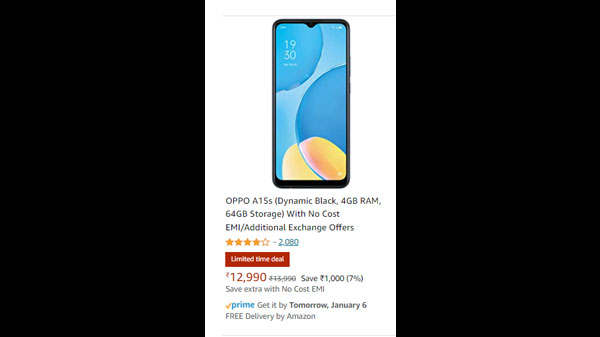 Oppo A15s Oppo A15s