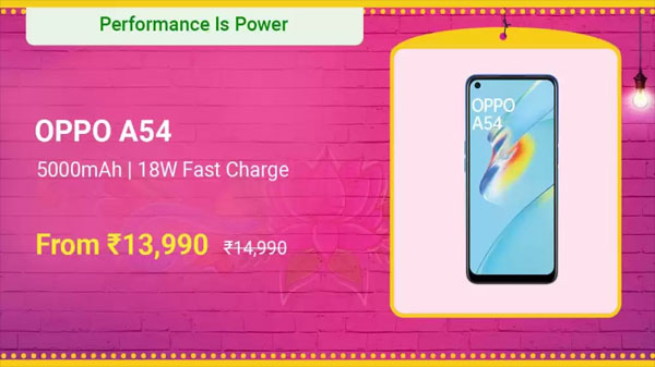 OPPO A54 (Starry Blue, 128 GB)  (6 GB RAM)