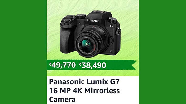 Panasonic LUMIX G7 16.00 MP 4K Mirrorless Interchangeable Lens Camera