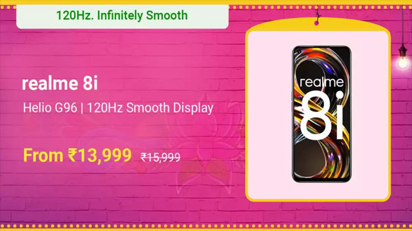 Realme 8i (Space Black, 64 GB)  (4 GB RAM)