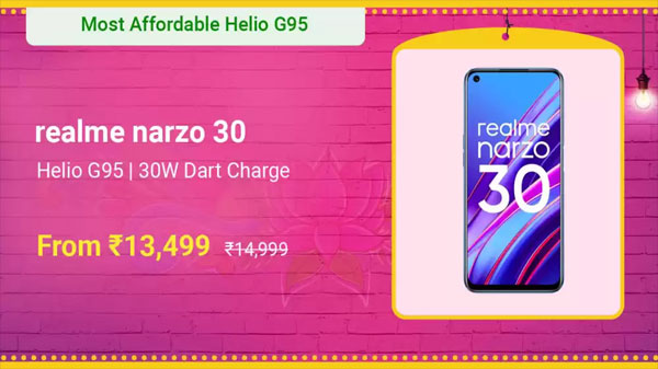 Realme Narzo 30 5G (Racing Silver, 64 GB)  (4 GB RAM)